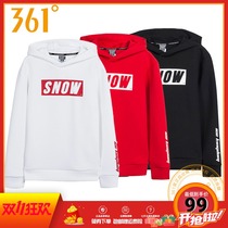 361 mens mens 2020 winter thick hooded pullover sweater letter printing fashion trend sportswear men