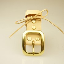 American saddle leather needle buckle handmade belt casual head layer cowhide Belt Mens belt 5MM middle-aged