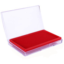 Del printing table 9864 large quick-drying printing pad office finance quick-drying Bank printing oil Red and Black Blue office printing table