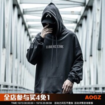 AOGZ national tide hooded sweatshirt men loose hip hop trend Joker casual long sleeve oversize sweater tide