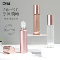 IZNNA essential oil perfume ball bearing bottle air bottle upscale massage raw hair liquid split bottle glass large walking bead bottle thickened