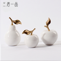 Nordic marble decoration modern simple indoor home accessories Model Room wine cabinet coffee table soft decoration