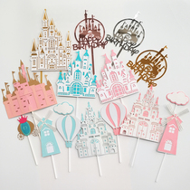 Castle Acrylic Cake Decoration Plugin Little Princess Little Prince Swing Creative Popular Boy Girl