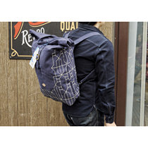 China General Generation] Dutch Indigo People blue dyed Thorn fabric backpack GUZO