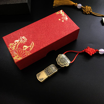 Chinese style U disk 32G custom logo antique USB gift box gift custom creative car mobile phone computer dual use