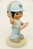 Ceramic Precious Moments U.S. Navy figures cute ornaments living room decorations collection