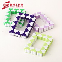 Heart-shaped Mini Magic Ruler Child Puzzle Toy Gift 24 segments Section 100 Changing Magic Ruler Folding Decompression Magic Cube Toy