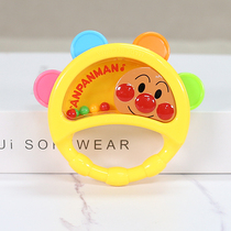 Anpanman newborn baby Anpanman hand rattle colorful beads petals rocking drum caress toys 0-6 months