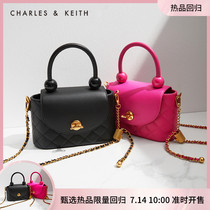 (Hot pre-sale)CHARLES & KEITH small fragrance CK2-50701121 Lingge portable messenger bag female