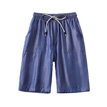 Childrens Tiansi Jean Shorts Summer Light Boy Small Boy Pure Five-Coloured Pants for Large Childrens Leisure and Fat Kids
