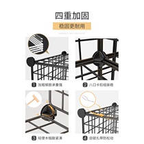 New Products Hot Pins Simple Wardrobe Shelves Modern Compositions Containing Living Room Bookshelves Multilayer Storage Finishing Racks Iron Mesh