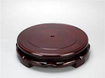 Flower pot base flower stand fish tank hydroponic plant tray composite wood rotatable flower stand vase pendulum pad