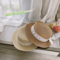 Baby cool sunscreen woven hat Korean children 2021 summer new male and female children baby shade grass hat
