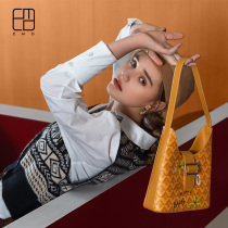 EMO High Sense Single Shoulder Graffiti Dog Tooth Armpit Bag 2021 New Fashion 100 Hitch Cross-Pack Bag Woman large capacity