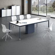  Conference table and chair combination Long table Small office negotiation table Simple modern rectangular table Reception table Negotiation table