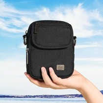 Casual mens lightweight small backpack hanging bag mini shoulder Lua bag men cross-body bungee bag multifunctional mobile phone bag