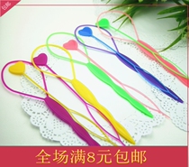 Childrens small pull hair tray Korean hair tray hair needle Multicolored color pull hair needle hair tool size set