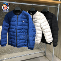 South Korea MLB2019 new NY warm jacket male and female minimalist classic 100 lap down clothing tide