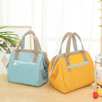 Waterproof insulation bag Lunch box handbag lunch box with rice aluminum foil thickened hand carry bag office workers out picnic bag