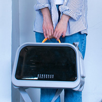 Kitty Castle Breathable Travel Bag Pets Out Handy Single Shoulder Bag Cat Space Cabin Bag Pet Comfort Suitcases