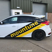 Ford new Focus car stickers pull flower body decoration modified car stickers film collar Ruijie Mondeo