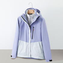 Outdoor bombing street clothes female Japanese Tide brand spring and autumn three-in-one detachable windproof waterproof jacket into Tibet tourism