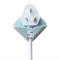 Versatile creative power cord plug hook powerful no-mark kitchen free of punch and stick sockets for containing fixed