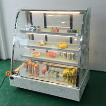  Model cabinet Pastry cabinet Donut cake room temperature display cabinet Glass west point cabinet Commercial vertical heating insulation cabinet