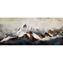 (Yi Zhe sails)Tong Delu Layers of love and overlapping PeaksOil on canvas Living room decoration painting