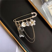 Brooch high-end ins trendy temperament Joker fashion elegant pin fixed clothes light luxury women accessories suit
