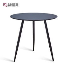 Imus leisure round table simple reception table and chair combination milk tea shop small square table rectangular reception table