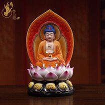 Brahman Buddha Sakyamuni Buddha Pottery Porcelain Buddha Statue Enshrined Talagi Buddha Home Decoration Car Ornaments