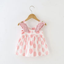 Baby skirt foreign summer dress 0 one 1-3 years old childrens dress Korean version 2 girls foreign princess baby skirt 4