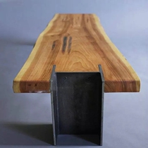 Nordic Loft Industrial Wind Iron Art Solid Wood Bench Clothing Shop Changing Shoes Stool Outdoor Lounge Bar Stool Table Stools