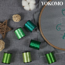 YOKOMO40 color 75D single selection quality embroidery thread brother Shengjia Feilu computer embroidery machine is available