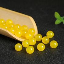 Natural Topaz beads Loose beads Original DIY jewelry 6-10mm round beads Handmade beaded bracelet necklace with beads