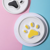 Slow Food Bowl ceramic Puppy Cat Kitty Eating Dog Food Bowl Slow Food Pet Pet Supplies Anti-Roll Anti-Choke Feeder