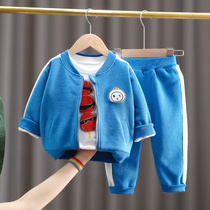 Childrens clothing jacket 1-2-3-year-old half baby autumn clothing suit 6 6 8 80 month boy Spring and autumn clothes