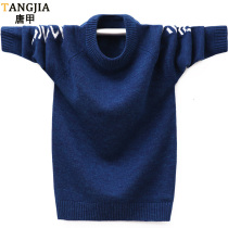 Thick boys  sweaters winter thickened middle and large children 10-12-18 years old primary and secondary school students round neck bottoming knitwear