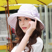 Cap children Summer bike Anti-UV sun hat large face Foldable sun hat 100 lap fisherman hat