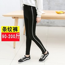 Spring Autumn Modale Plus Fat Increase Code Fat MM200 Jin Elastic Letters Sports Casual Beating Underpants Wear Long Pants