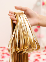 Kindergarten Classroom Decoration Childrens Birthday Party Arrangement Supplies Streaming Suyu Silk Curtain Colored Bar Stage Background Wall