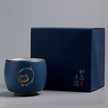 Kiln Ceramics 12 Zodiac Large Kung Fu Tea Cup Kung Fu Tea Suite Owners Personal Master Cup Tea Cup