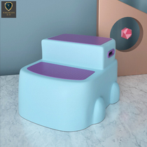 Childrens stools baby washing steps non-slip footstools plastic children stepping on the steps sitting on small benches