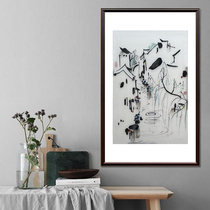 Embroidery ingenuity boutique Water Village Su embroidery handmade handicraft gift home decoration hanging painting