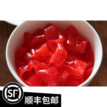 Tianjin special red powder skin red pink skin Chinese New Year eat happy event to eat dumplings to make noodles