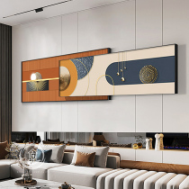 Modern simple living room superimposed decorative painting atmospheric light luxury abstract sofa background wall mural bedroom headboard painting