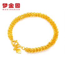 Meng Jinyuan Gold Bracelet Womens Gold 9999 Phoenix Tail Wanchun Series Bracelet Handset Wedding Gift