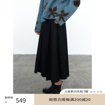 RandomPiece winter new Australian wool spinning is comfortable and designed with a full - fold half dress