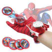 Spider-Man spider silk gloves 2 in 1 can spray water Hero wrist launcher set children toy HX